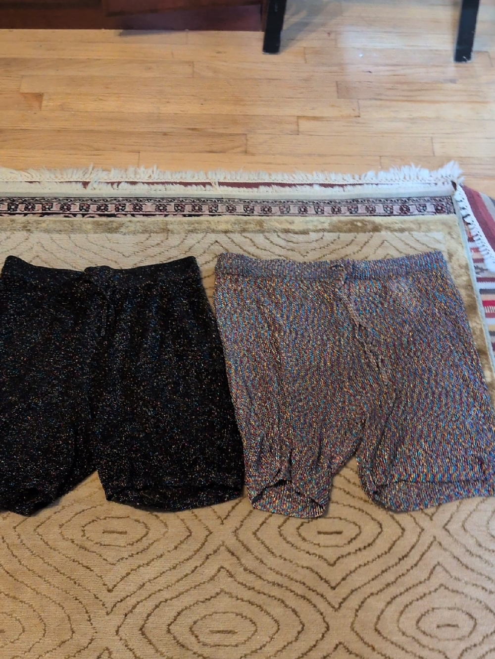 Set Of Two Sparkly Rainbow Sheer Shorts Pride Asos Medium